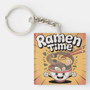 Porte-clés Ramen Time - Joli bol de dessin animé Ramen Bowl