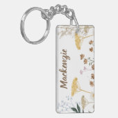 Porte-clés Ranch Rustic Prairie Ferme Florale Botanique (Devant gauche)