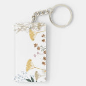 Porte-clés Ranch Rustic Prairie Ferme Florale Botanique (Dos)