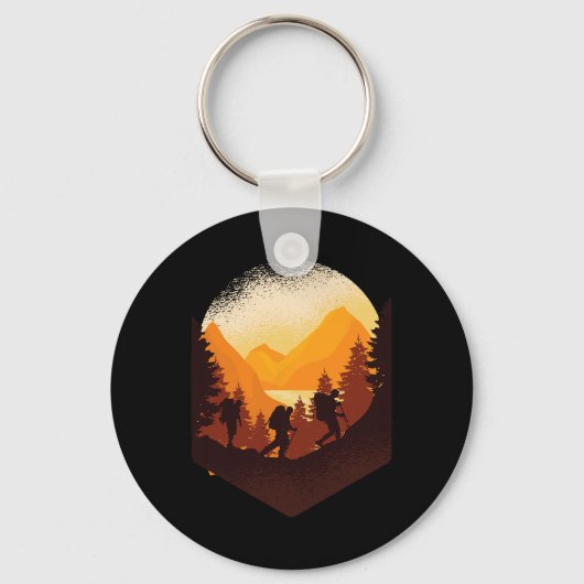 Porte-clés Randonnée Aventure Nature 1 (Recto)