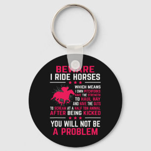 Porte-clés Randonnée Chevaux Cheval Équitation cavalier équit
