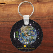 Porte-clés Randonnée Notre Planète Hiker's Soul Compass Space (Recto)