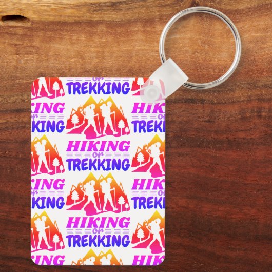 Porte-clés Randonnée ou trekking (Verso)