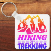 Porte-clés Randonnée ou trekking (Recto)