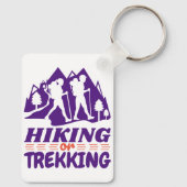 Porte-clés Randonnée ou trekking (Verso)