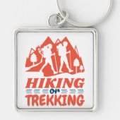 Porte-clés Randonnée ou trekking (Devant)