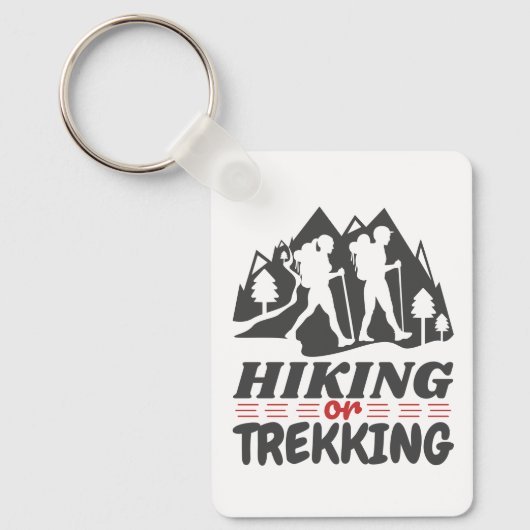 Porte-clés Randonnée ou trekking (Recto)