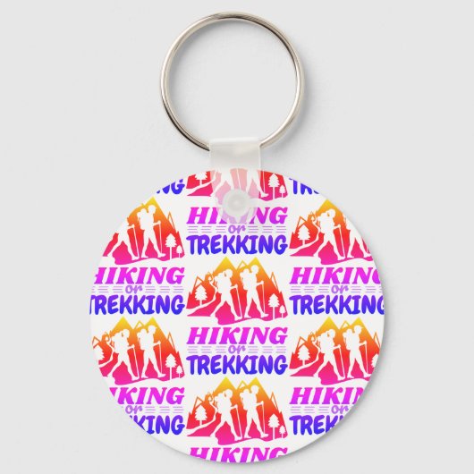 Porte-clés Randonnée ou trekking (Recto)