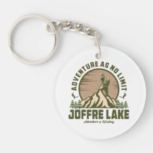 Porte-clés Randonnée rétro au lac Joffre