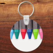 Porte-clés Rangée de Crayons (Recto)