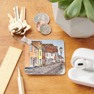 Porte-clés Rangée de maisons