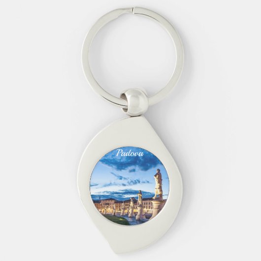 Porte-clés Rangée de statues illuminées à Padova (Devant)