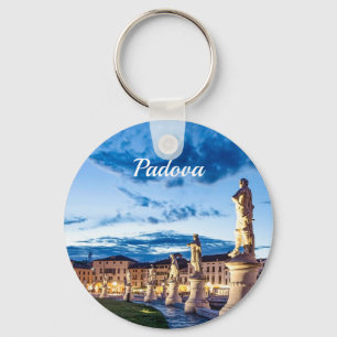 Porte-clés Rangée de statues illuminées à Padova