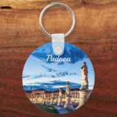 Porte-clés Rangée de statues illuminées à Padova (Verso)