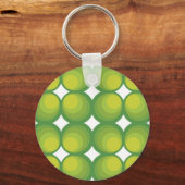 Porte-clés rangées de cercle vert des années 70... (Recto)
