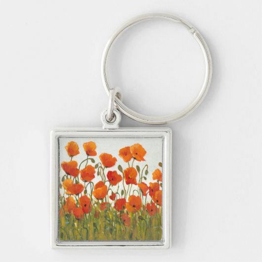 Porte-clés Rangées de pavots I (Devant)