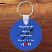 Porte-clés Rangez avec votre motivation cardiaque (Recto)