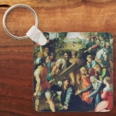 Porte-clés Raphael Spasimo Christ Tombe Sous La Croix Art (Recto)