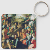 Porte-clés Raphael Spasimo Christ Tombe Sous La Croix Art (Dos)