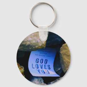 Porte-clés Rappel de l'Amour de Dieu pour vous. Foi chrétienn