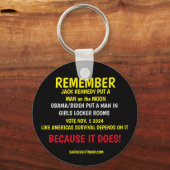 PORTE-CLÉS RAPPELEZ-VOUS DE VOTER (Verso)