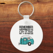 Porte-clés rappelez-vous le bonheur (Recto)