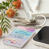 Porte-clés Rappels d'affirmation motivationnelle (Devant droit)