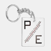 Porte-clés Rapport P/E (Devant gauche)