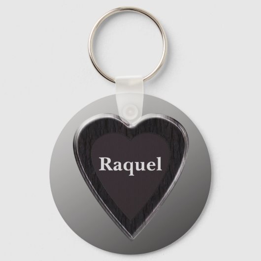 Porte-clés Raquel Heart Keychain par 369MyName (Recto)