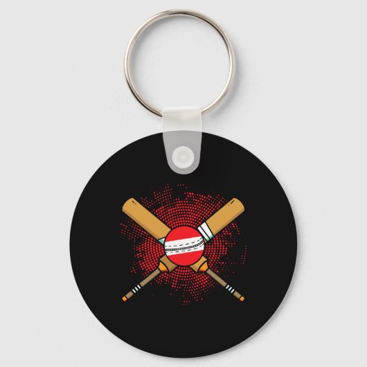 Porte-clés Raquette de cricket autrichienne et ll drapeau de (Recto)