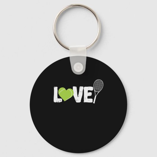 Porte-clés Raquette de tennis love (Recto)