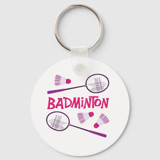 Porte-clés Raquettes de badminton (Recto)