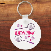 Porte-clés Raquettes de badminton (Recto)