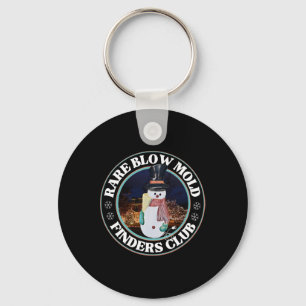 Porte-clés Rare Blow Mold Finders Club Logo Style Noël