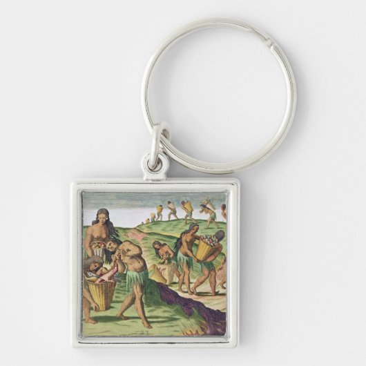 Porte-clés Rassemblement de la nourriture pour l'entrepôt (Devant)