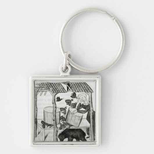 Porte-clés Rassemblement du miel (Devant)