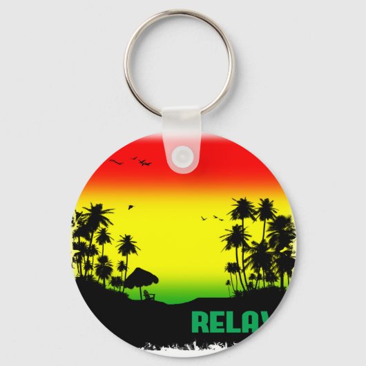 Porte-clés rasta de relaxation (Recto)