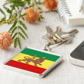 Porte-clés Rasta Reggae Lion de Juda (Côté)