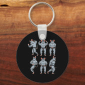 Porte-clés Rat Bodybuilding Fitness Gym Motivation Bodybuildi (Recto)