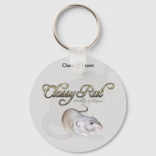 Porte-clés Rat Classé & Secourir Rat Fancy Exotic (Recto)