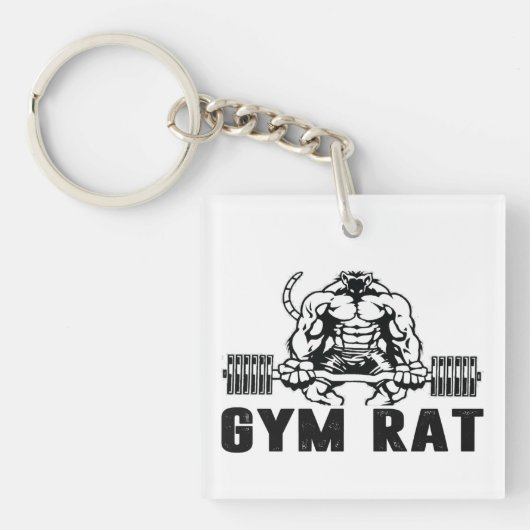 Porte-clés Rat de gym (Devant)