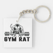 Porte-clés Rat de gym (Dos)