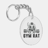 Porte-clés Rat de gym (Devant gauche)