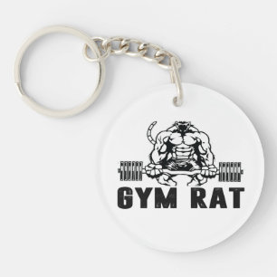 Porte-clés Rat de gym