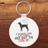 Porte-clés Rat Terrier (Recto)