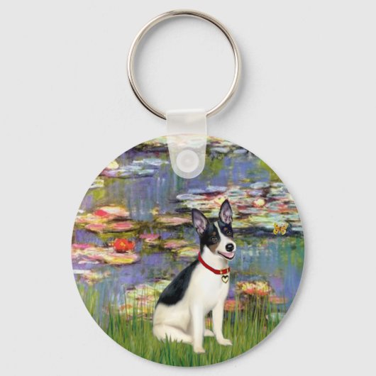 Porte-clés Rat Terrier - Lys 2 (Recto)