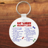 Porte-clés RAT TERRIER, propriété Lois 2 (Recto)