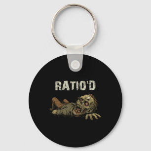 Porte-clés Ratio'd Teag Mème Zombie Drôle Npc Ratioed Joueur 