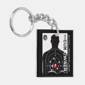 Porte-clés Rational Registered and Ready Gun Owner (Devant gauche)