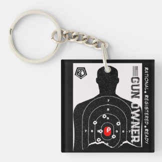 Porte-clés Rational Registered and Ready Gun Owner
